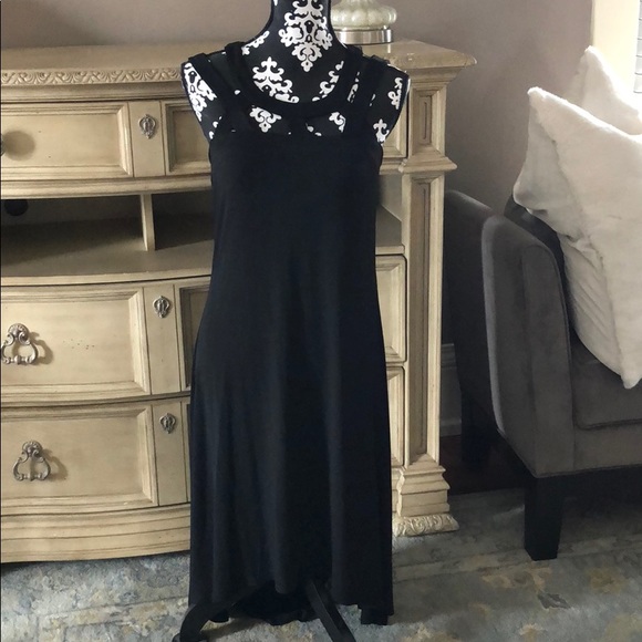 cupio Dresses & Skirts - Cupio Black strappy dress size medium